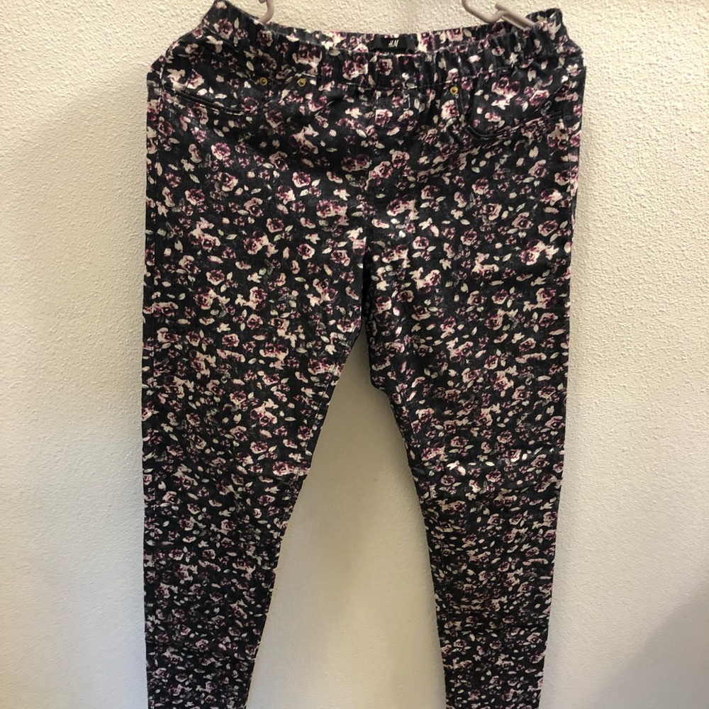 H&M flower pants